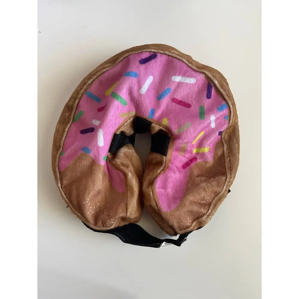 Inflatable Dog Collar Pink Donut Protective Collar Small